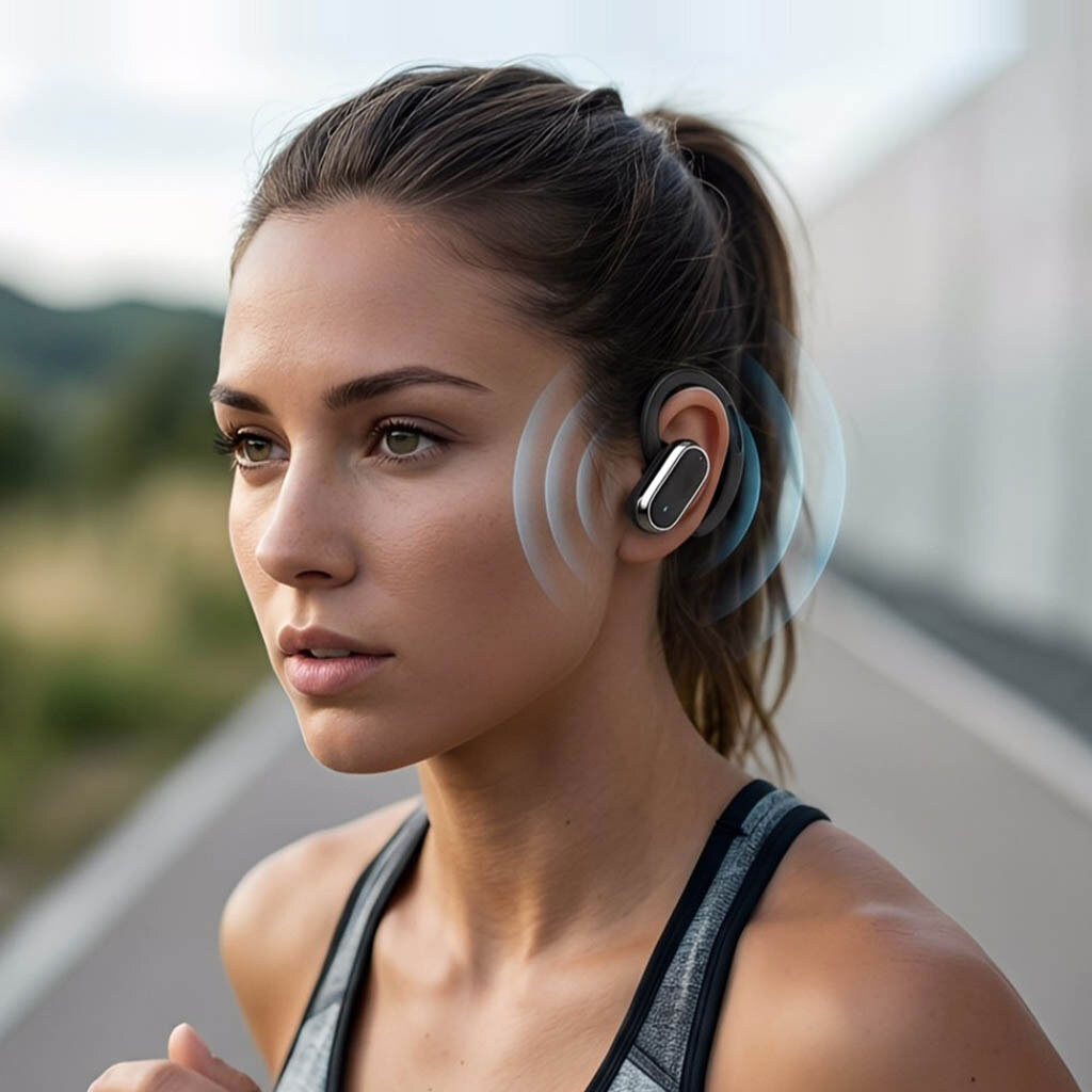 Bluetooth-гарнітура WUW R235, Стерео, Чорний - № 5 Bluetooth-гарнітура WUW R235, Стерео, Чорний - № 5