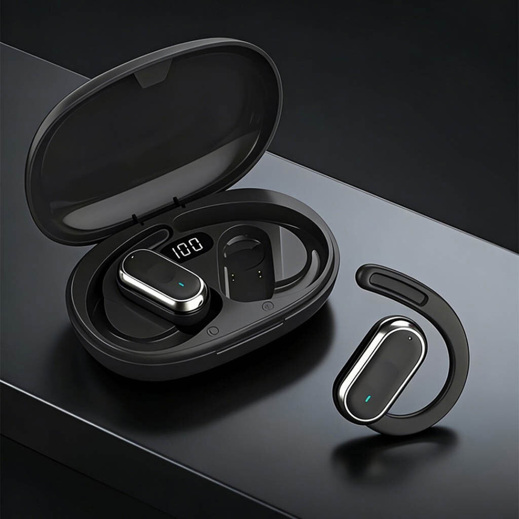 Bluetooth-гарнітура WUW R235, Стерео, Чорний - № 6 Bluetooth-гарнітура WUW R235, Стерео, Чорний - № 6