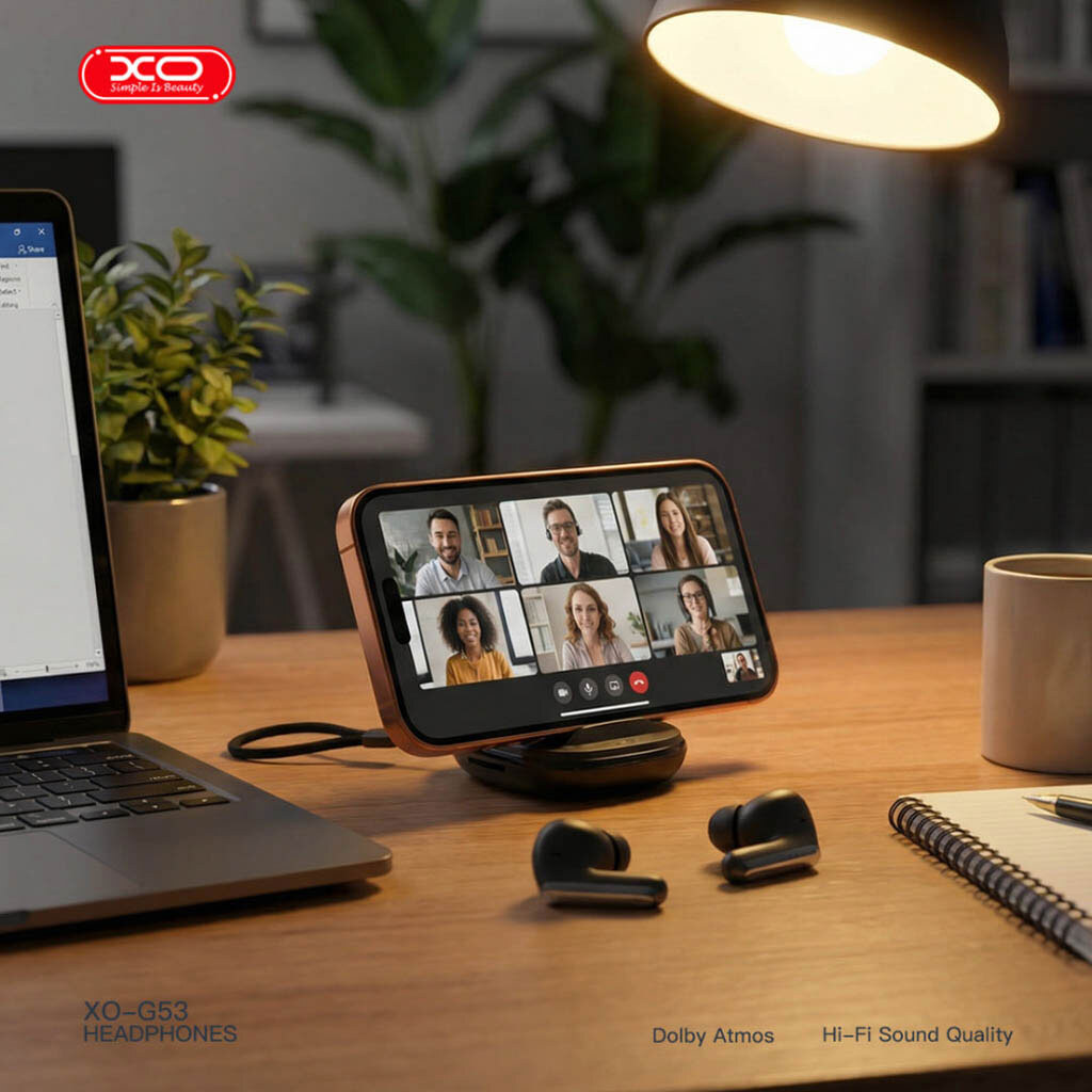 Bluetooth-гарнітура XO G53, Стерео, Чорний - № 5 Bluetooth-гарнітура XO G53, Стерео, Чорний - № 5