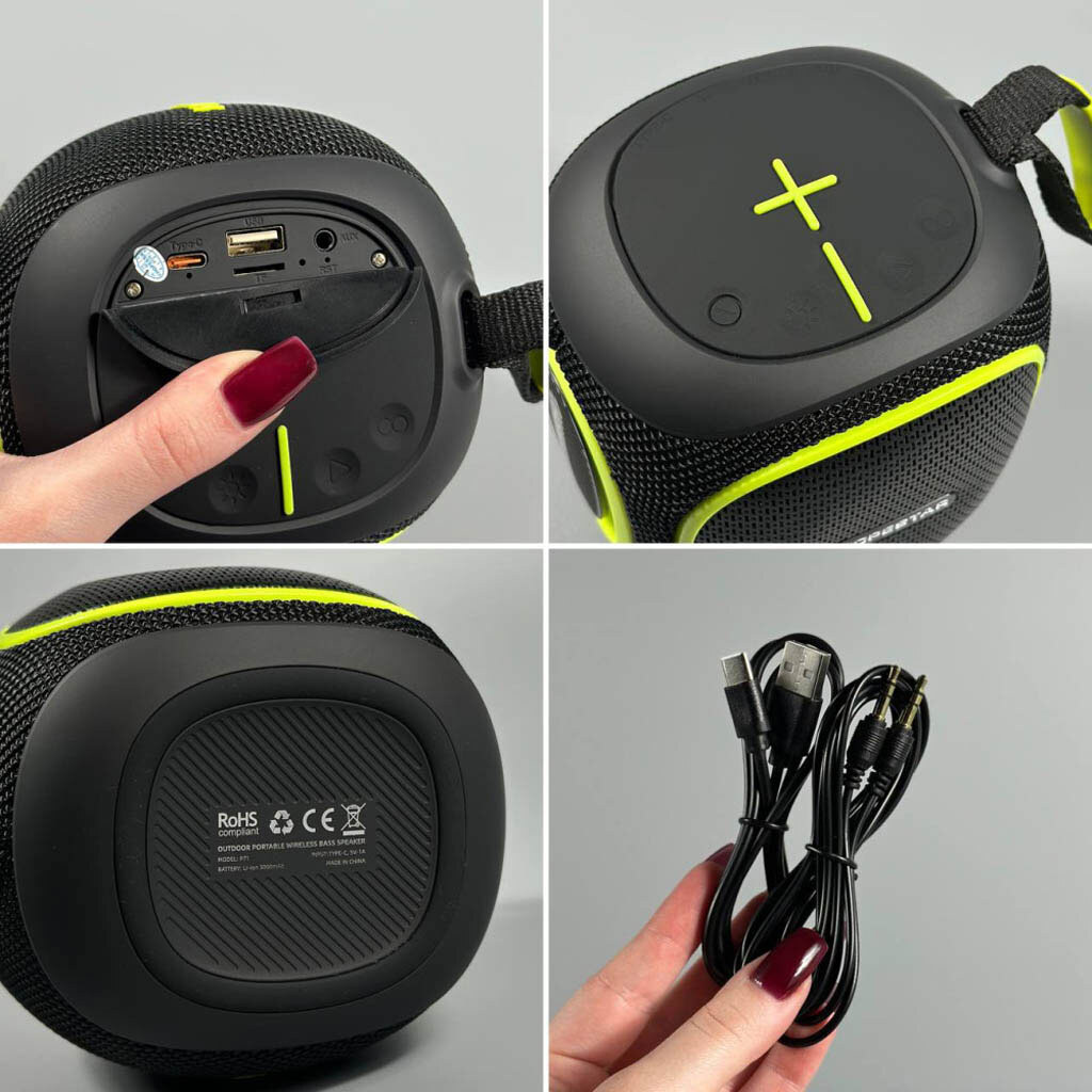 Портативная колонка Hopestar P71, Черный - № 6 Портативная колонка Hopestar P71, Черный - № 6