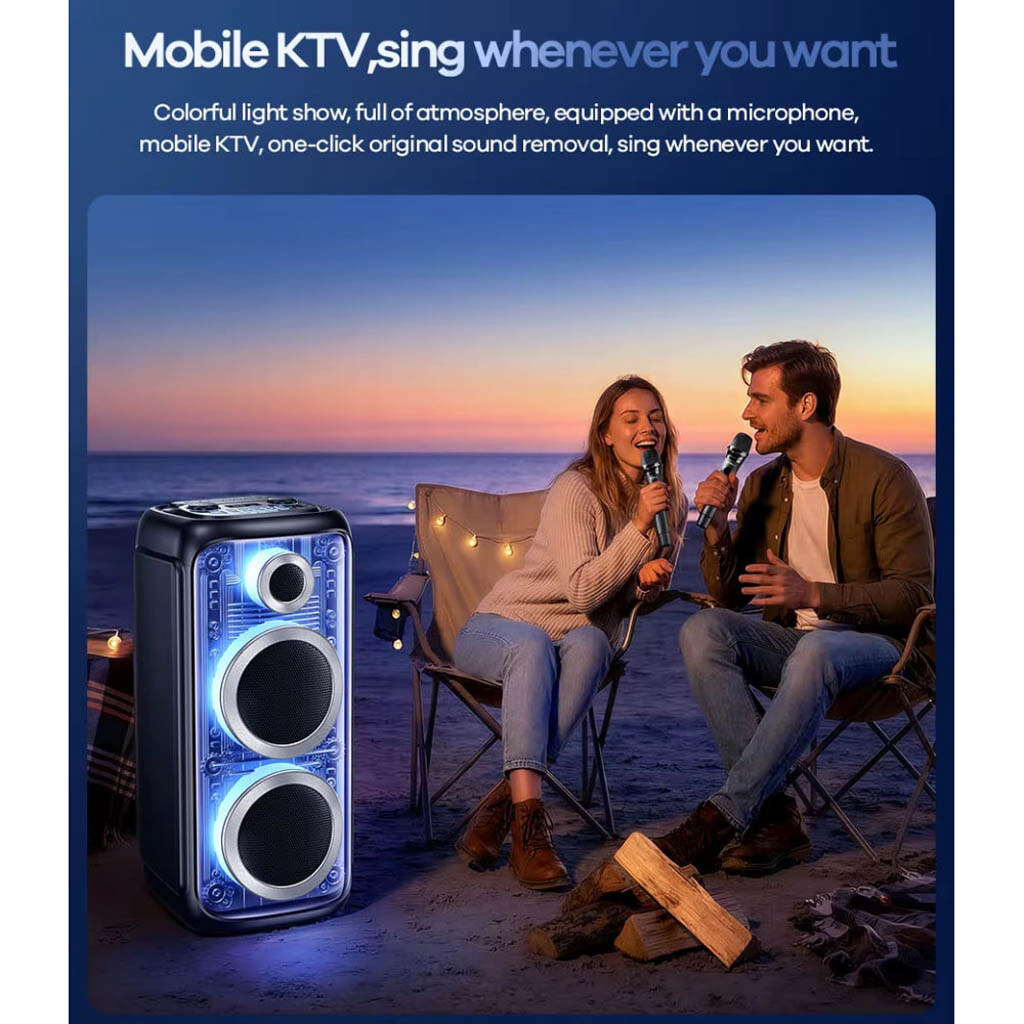 Портативна колонка Remax RB-MB21 Singing, Чорний - № 5 Портативна колонка Remax RB-MB21 Singing, Чорний - № 5