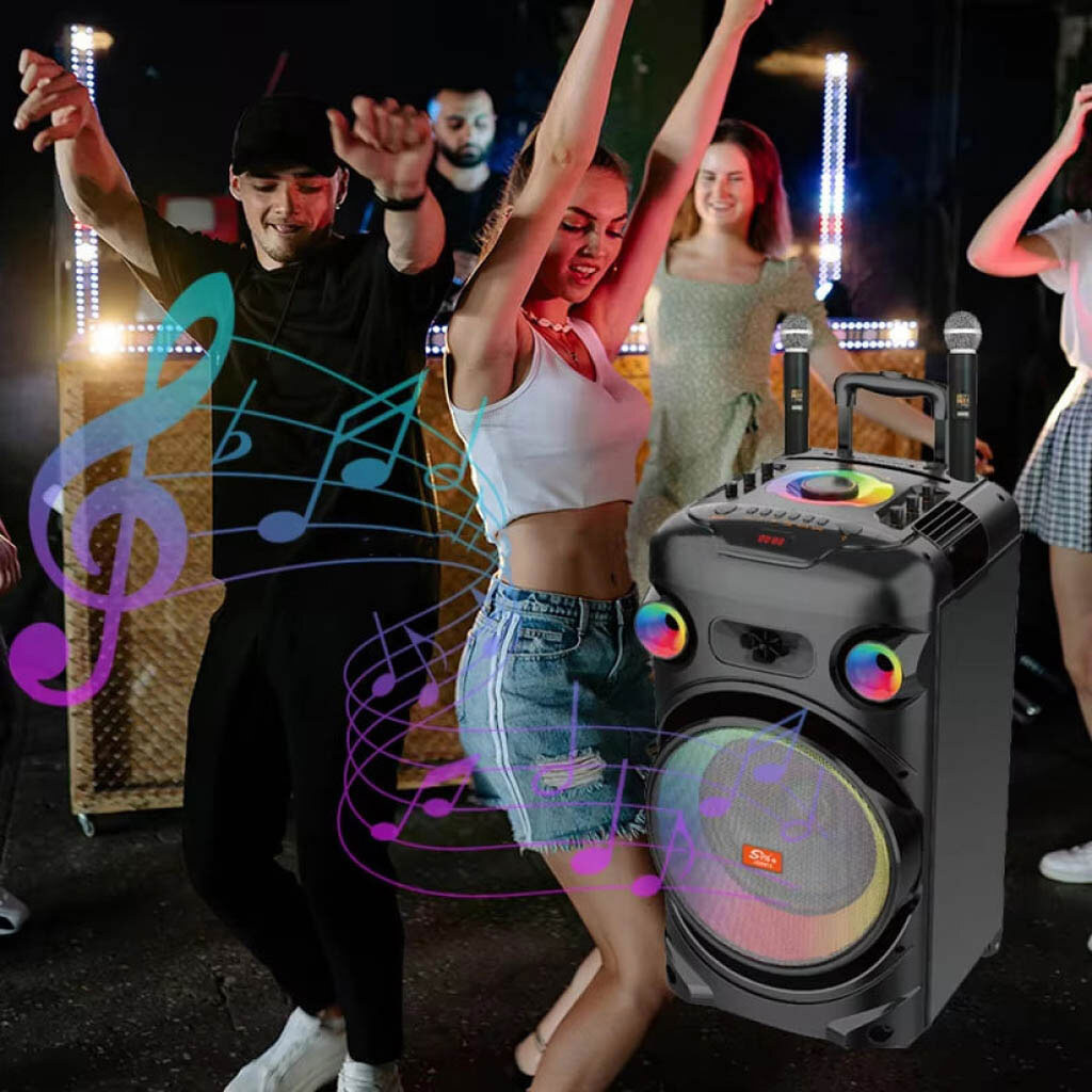 Портативная колонка Sing-e JQS913, Черный - № 4 Портативная колонка Sing-e JQS913, Черный - № 4