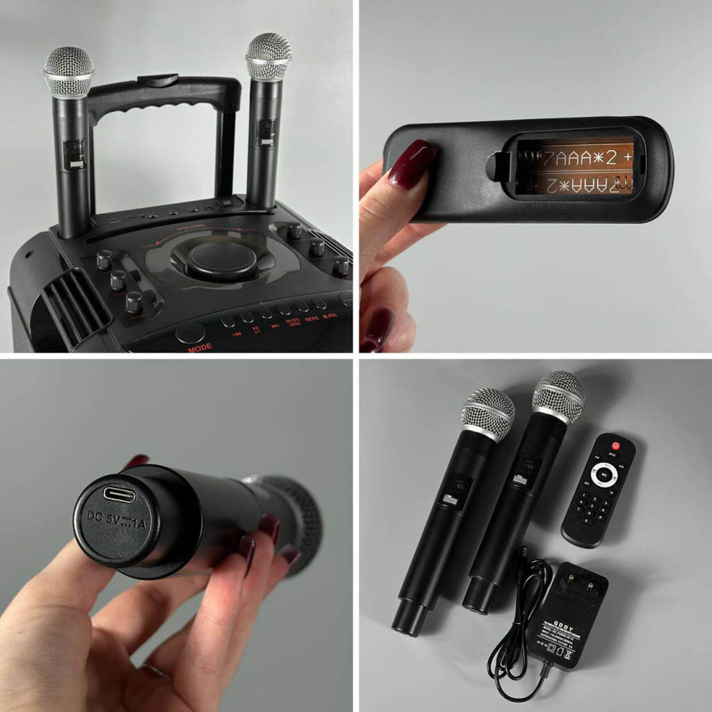 Портативная колонка Sing-e JQS913, Черный - № 7 Портативная колонка Sing-e JQS913, Черный - № 7