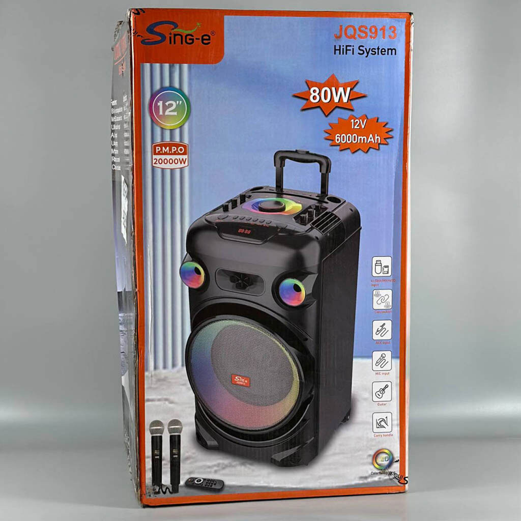 Портативная колонка Sing-e JQS913, Черный - № 9 Портативная колонка Sing-e JQS913, Черный - № 9
