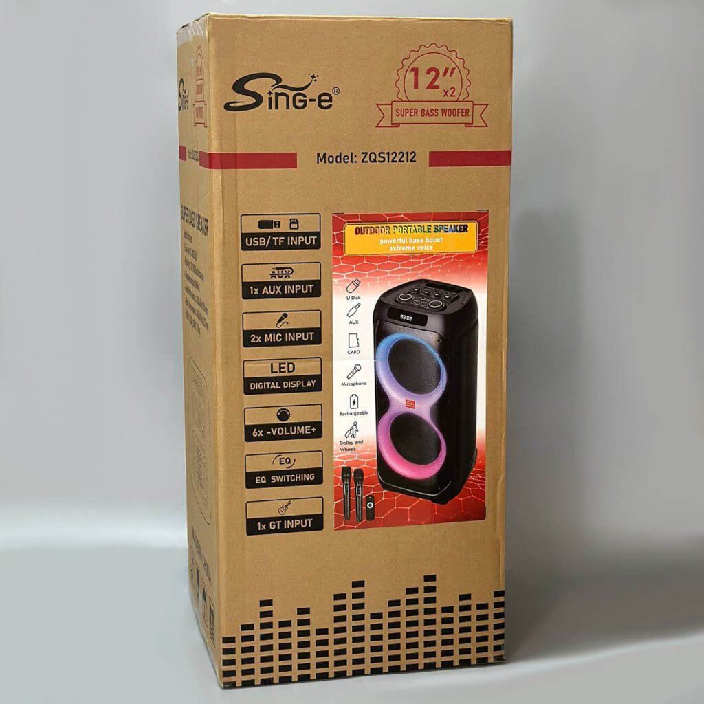 Портативная колонка Sing-e ZQS12212, Черный - № 9 Портативная колонка Sing-e ZQS12212, Черный - № 9