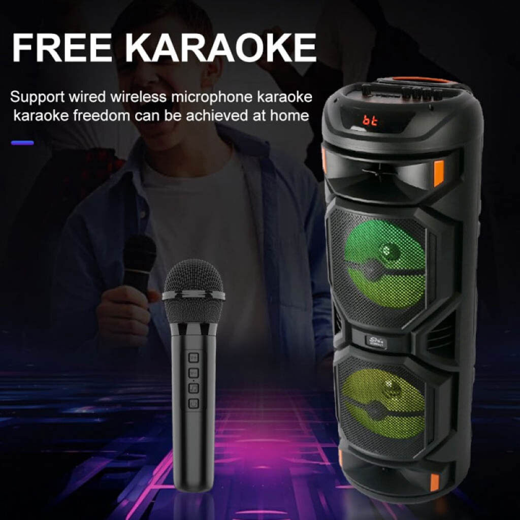 Портативная колонка Sing-e ZQS8221, Черный - № 4 Портативная колонка Sing-e ZQS8221, Черный - № 4