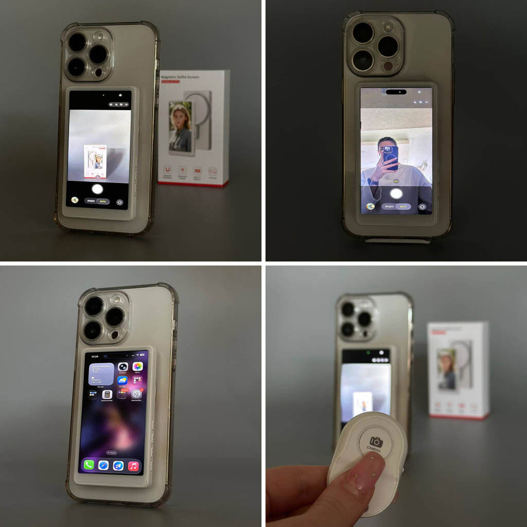 Магнітний екран для Selfie A2 Pro Vlog Selfie Monitor, Білий - № 5 Магнітний екран для Selfie A2 Pro Vlog Selfie Monitor, Білий - № 5