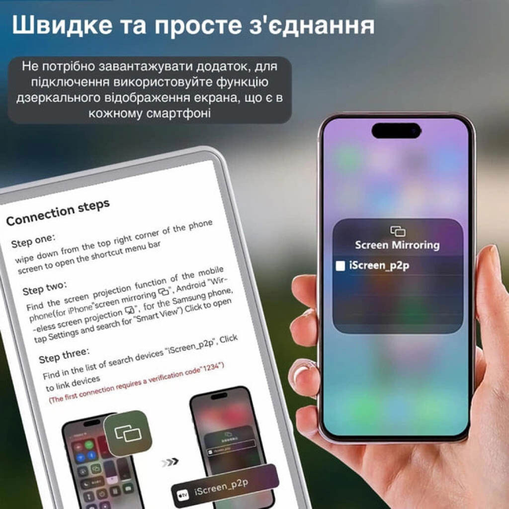 Магнітний екран для Selfie A2 Pro Vlog Selfie Monitor, Білий - № 7 Магнітний екран для Selfie A2 Pro Vlog Selfie Monitor, Білий - № 7