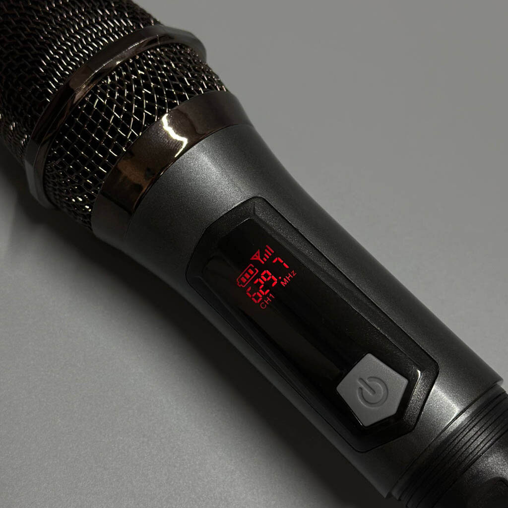 Професійний мікрофон Nectronix WM-2 UHF, Сірий - № 2 Професійний мікрофон Nectronix WM-2 UHF, Сірий - № 2