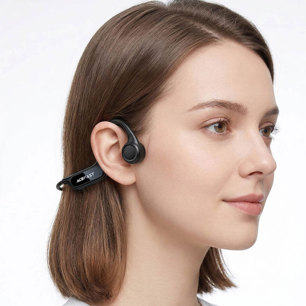 Bluetooth-гарнітура AceFast N10 Sport, Стерео, Чорний - № 5 Bluetooth-гарнітура AceFast N10 Sport, Стерео, Чорний - № 5