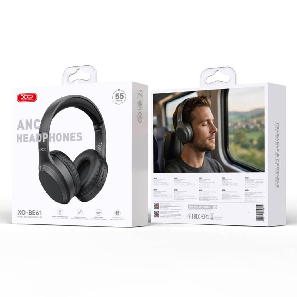 Bluetooth-гарнитура XO BE61, Стерео, Черный - № 9 Bluetooth-гарнитура XO BE61, Стерео, Черный - № 9