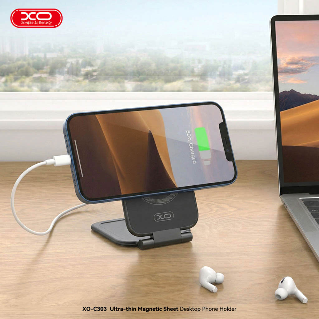 Держатель (Холдер) XO C303 Ultra-Thin, Серый - № 8 Держатель (Холдер) XO C303 Ultra-Thin, Серый - № 8