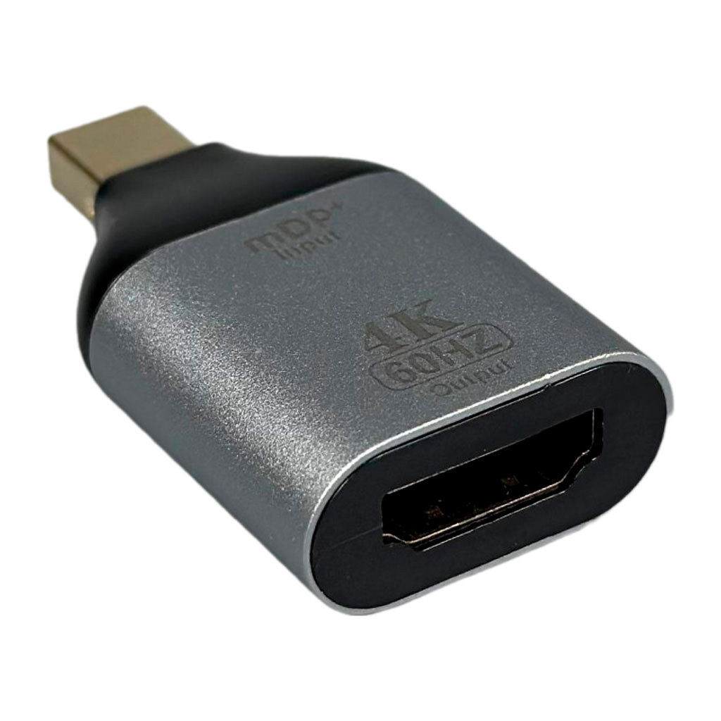 Адаптер, Mini DisplayPort, HDMI, 0.15 м., Сірий - № 1 Адаптер, Mini DisplayPort, HDMI, 0.15 м., Сірий - № 1