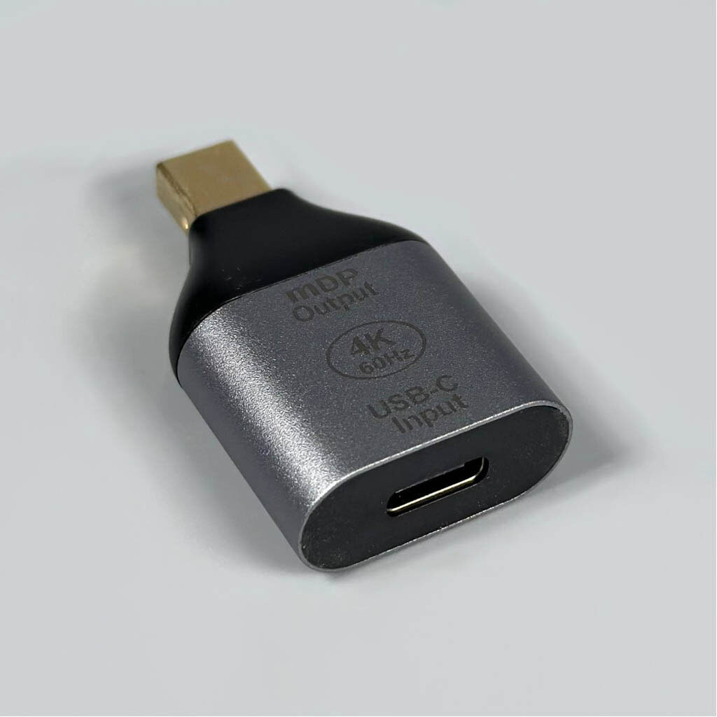 Адаптер, Mini DisplayPort, Type-C, Сірий - № 2 Адаптер, Mini DisplayPort, Type-C, Сірий - № 2