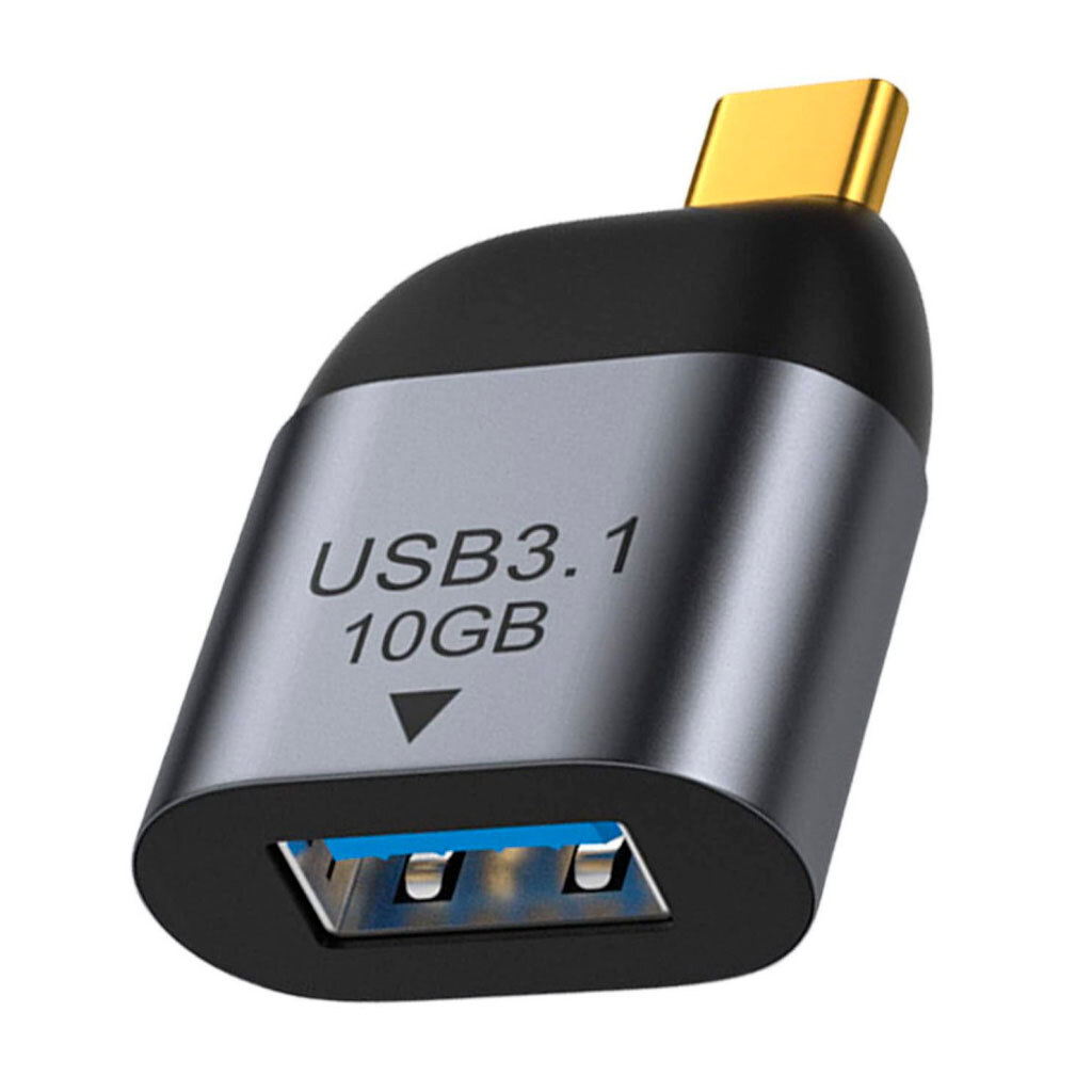 Адаптер, USB, Type-C, Сірий - № 1 Адаптер, USB, Type-C, Сірий - № 1