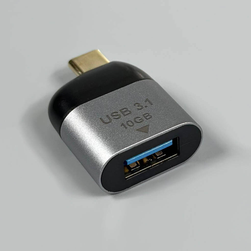 Адаптер, USB, Type-C, Сірий - № 2 Адаптер, USB, Type-C, Сірий - № 2