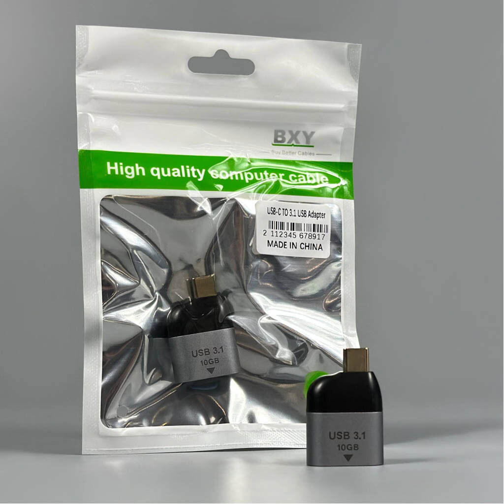 Адаптер, USB, Type-C, Сірий - № 4 Адаптер, USB, Type-C, Сірий - № 4