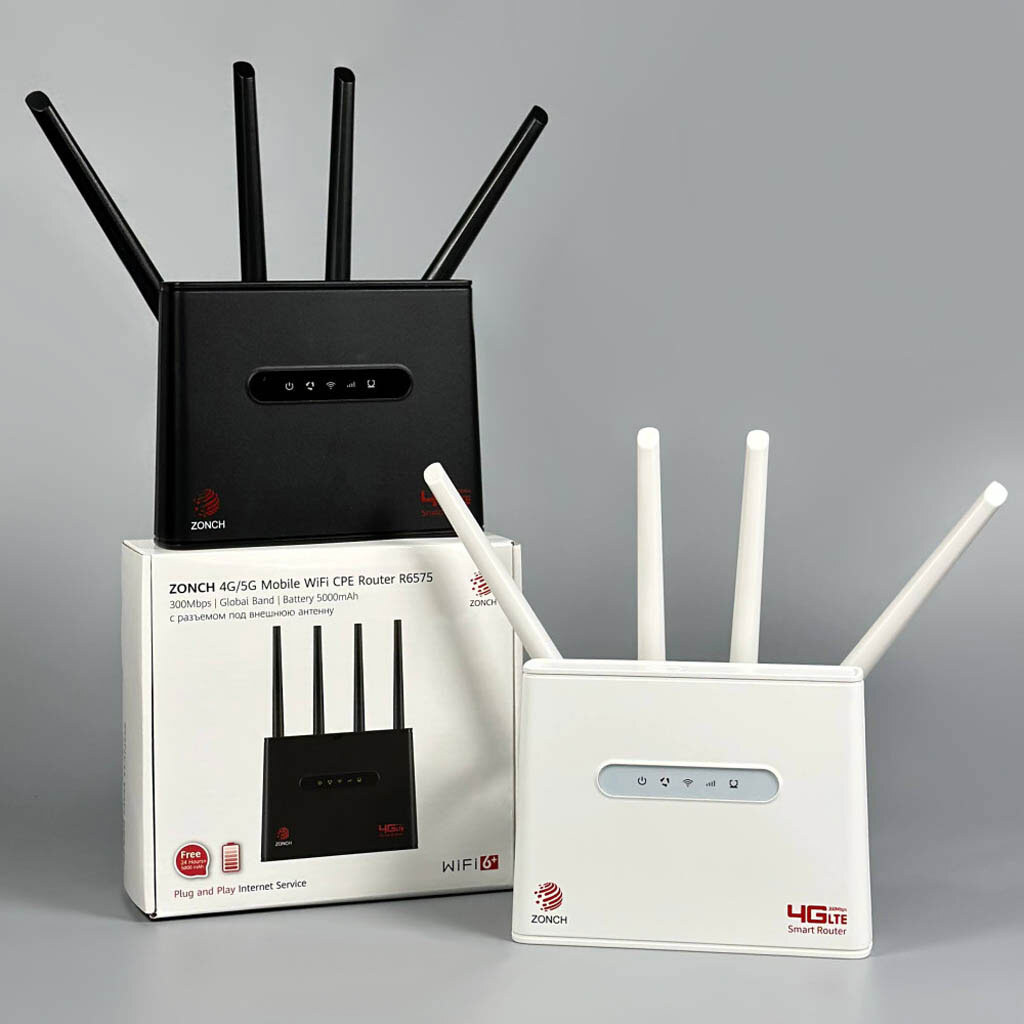 Портативный Wi-Fi роутер Zonch R6575 (B720), Белый - № 6 Портативный Wi-Fi роутер Zonch R6575 (B720), Белый - № 6