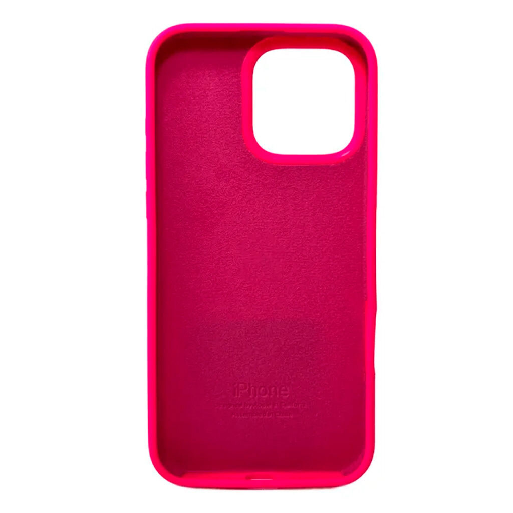 Чохол (накладка) Apple iPhone 16 Pro Max, Original Soft Case, Barbie Pink, Рожевий - № 2 Чохол (накладка) Apple iPhone 16 Pro Max, Original Soft Case, Barbie Pink, Рожевий - № 2