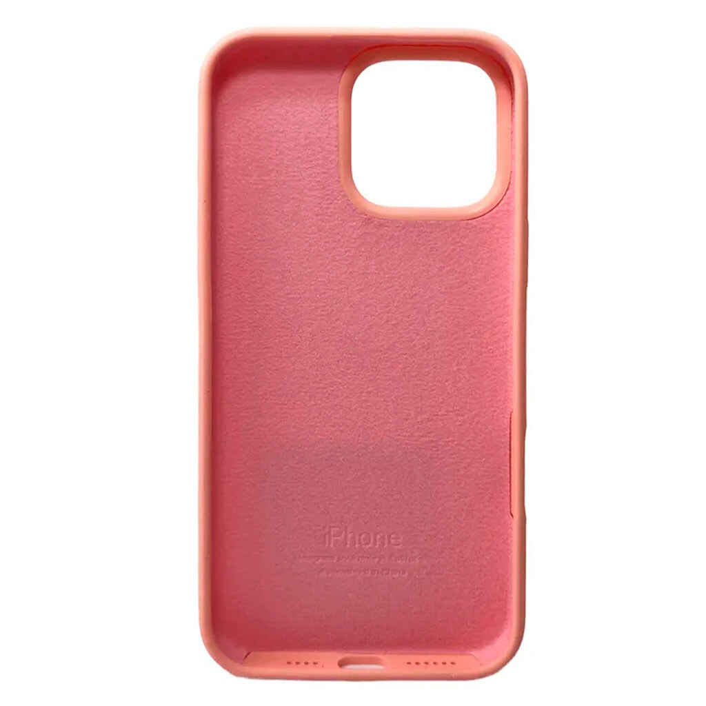 Чехол (накладка) Apple iPhone 16 Pro, Original Soft Case, Grapefruit, Розовый - № 2 Чехол (накладка) Apple iPhone 16 Pro, Original Soft Case, Grapefruit, Розовый - № 2