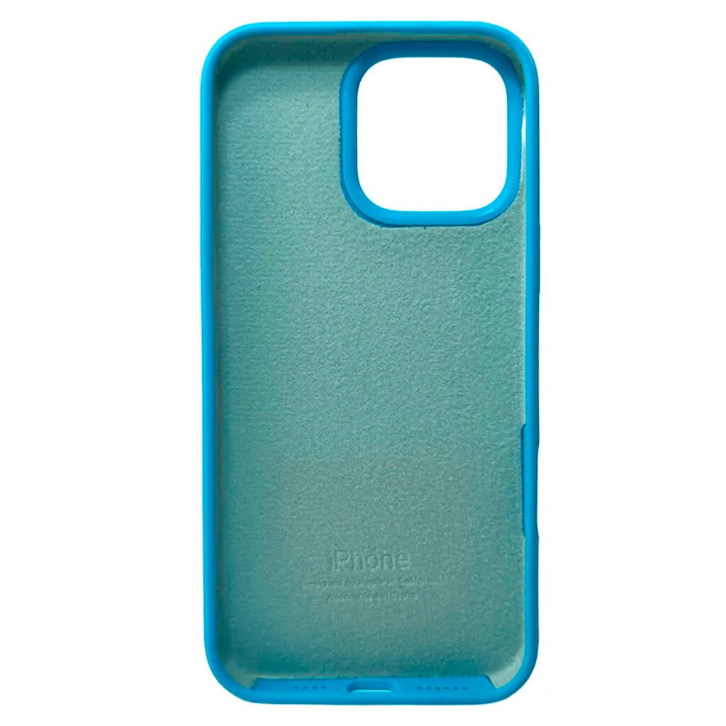 Чохол (накладка) Apple iPhone 16 Pro, Original Soft Case, Surf Blue, Синій - № 2 Чохол (накладка) Apple iPhone 16 Pro, Original Soft Case, Surf Blue, Синій - № 2