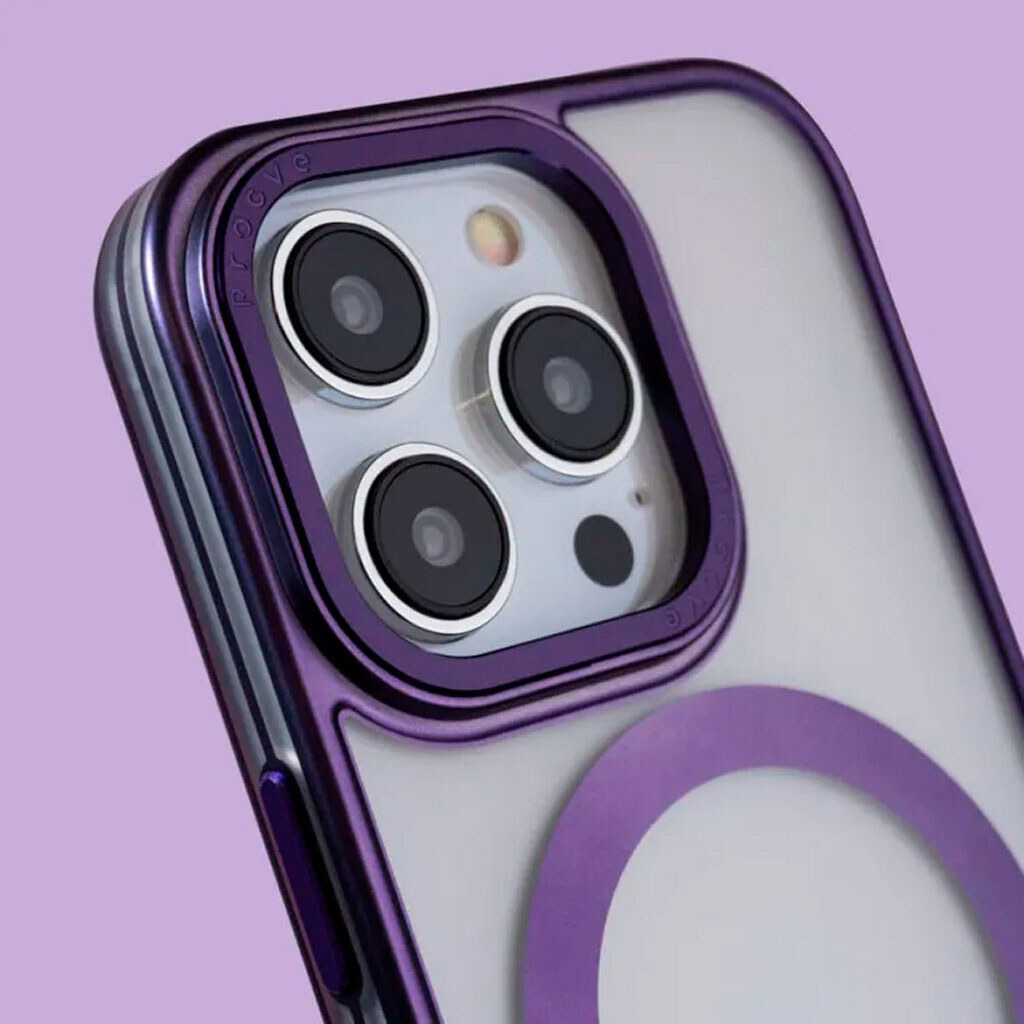 Чохол (накладка) Apple iPhone 13 Pro, Proove Blur Case, Deep Purple, MagSafe, Фіолетовий - № 3 Чохол (накладка) Apple iPhone 13 Pro, Proove Blur Case, Deep Purple, MagSafe, Фіолетовий - № 3