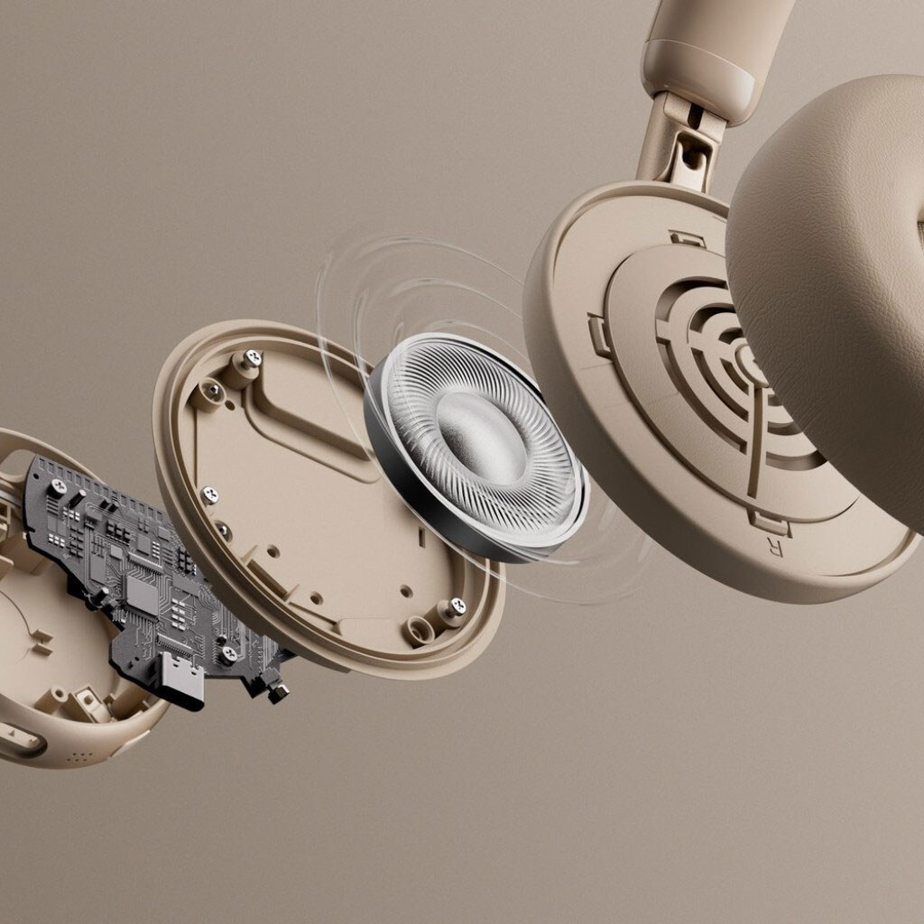 Bluetooth-гарнитура JBL Live 680NC, С микрофоном, Стерео, Бежевый - № 8 Bluetooth-гарнитура JBL Live 680NC, С микрофоном, Стерео, Бежевый - № 8