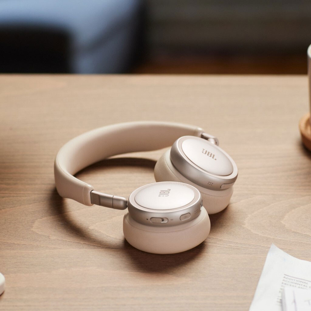 Bluetooth-гарнитура JBL Live 680NC, С микрофоном, Стерео, Бежевый - № 12 Bluetooth-гарнитура JBL Live 680NC, С микрофоном, Стерео, Бежевый - № 12