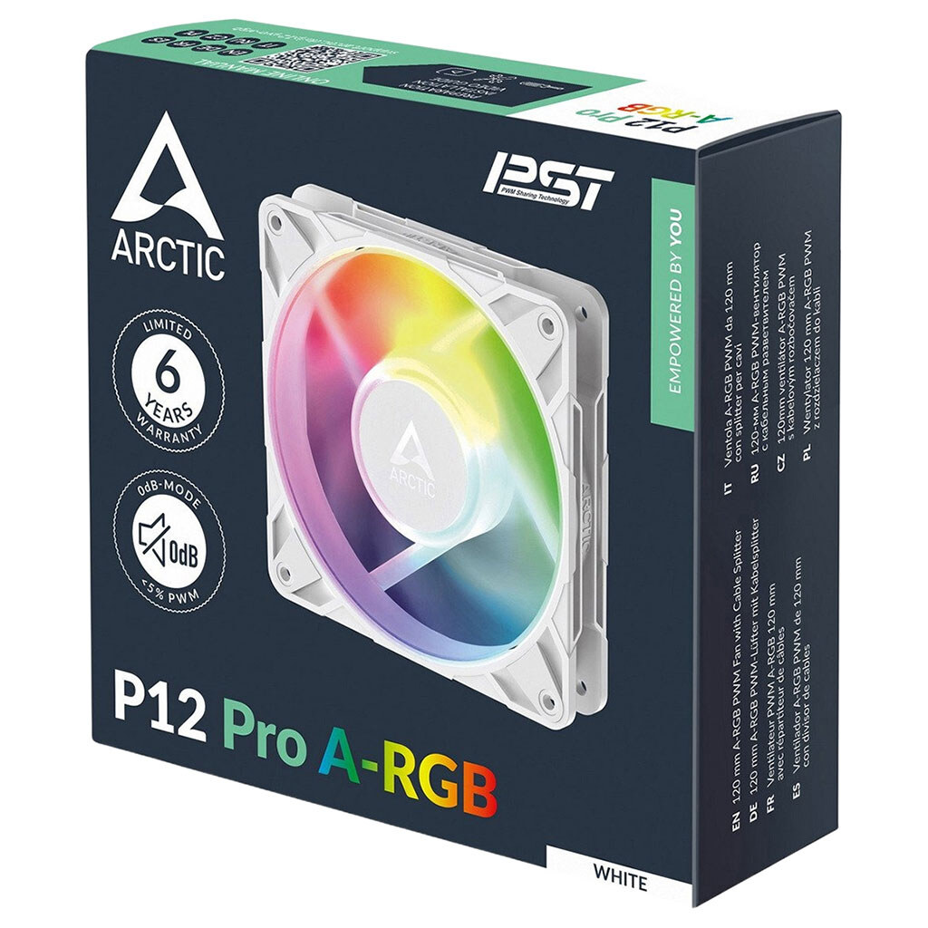 Вентилятор Arctic P12 Pro, Белый - № 6 Вентилятор Arctic P12 Pro, Белый - № 6