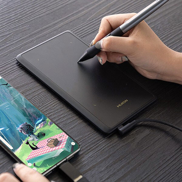 Графический планшет Huion Inspiroy H420X, Черный - № 6 Графический планшет Huion Inspiroy H420X, Черный - № 6