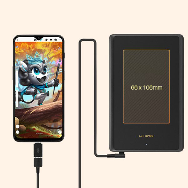 Графический планшет Huion Inspiroy H420X, Черный - № 7 Графический планшет Huion Inspiroy H420X, Черный - № 7