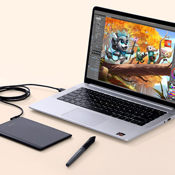 Графический планшет Huion Inspiroy H420X, Черный - № 8 Графический планшет Huion Inspiroy H420X, Черный - № 8