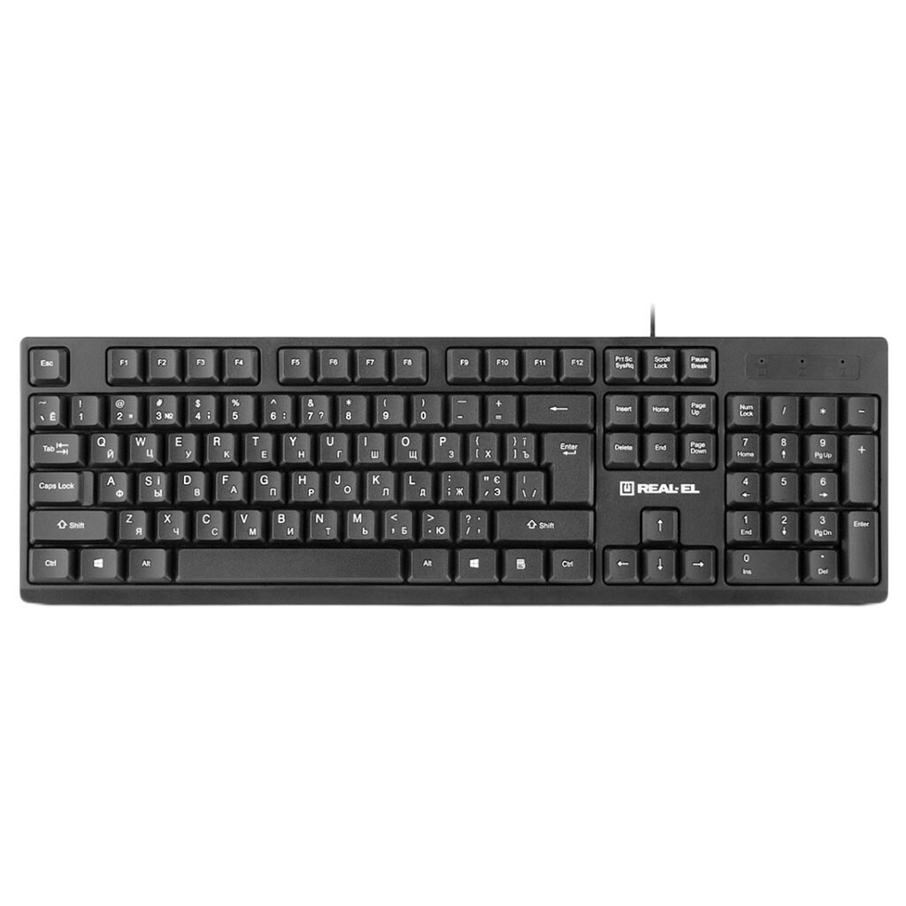 Клавиатура и мышь REAL-EL Kit-507, Черный - № 2 Клавиатура и мышь REAL-EL Kit-507, Черный - № 2
