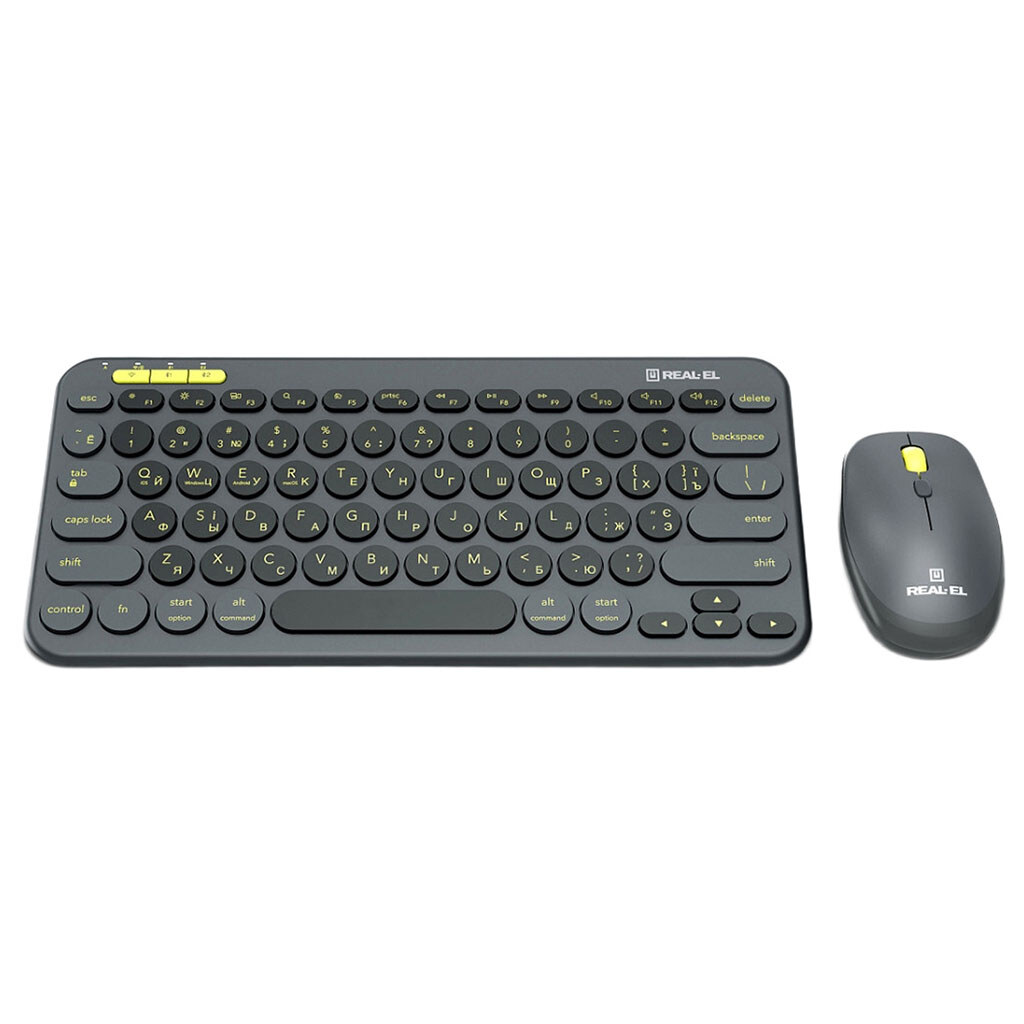 Клавиатура и мышь REAL-EL Kit-635W, Черный - № 2 Клавиатура и мышь REAL-EL Kit-635W, Черный - № 2