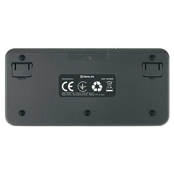Клавиатура и мышь REAL-EL Kit-635W, Черный - № 6 Клавиатура и мышь REAL-EL Kit-635W, Черный - № 6