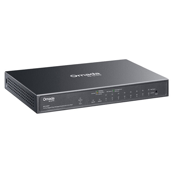 Коммутатор TP-Link Omada ES210GMP, Черный - № 3 Коммутатор TP-Link Omada ES210GMP, Черный - № 3