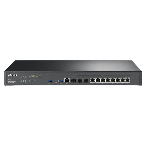 Маршрутизатор TP-Link ER8411, Чорний - № 1 Маршрутизатор TP-Link ER8411, Чорний - № 1