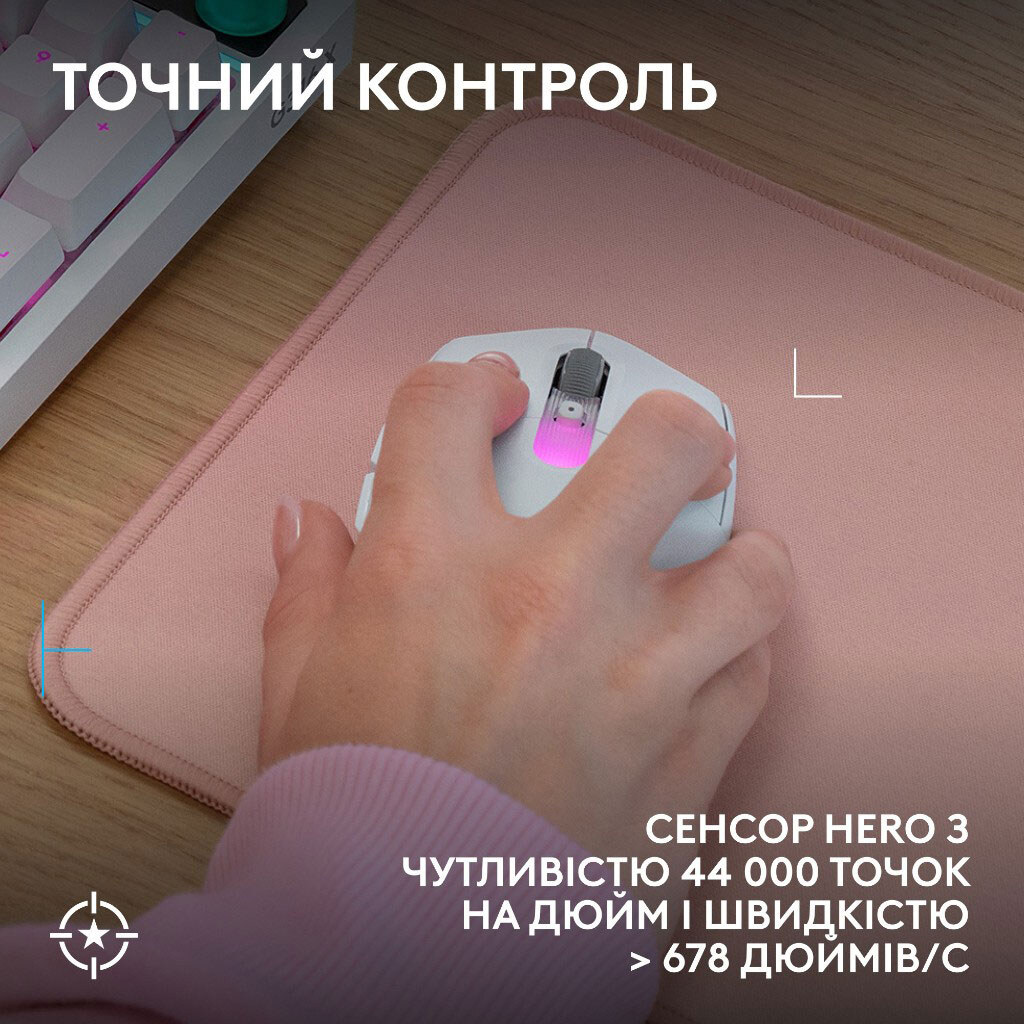 Мышь беспроводная Logitech G305 X, Белый - № 4 Мышь беспроводная Logitech G305 X, Белый - № 4