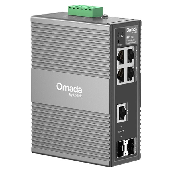 Промисловий комутатор TP-Link Omada IES206G, Сірий - № 2 Промисловий комутатор TP-Link Omada IES206G, Сірий - № 2
