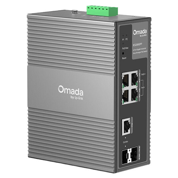 Промисловий комутатор TP-Link Omada IES206GPP, Сірий - № 3 Промисловий комутатор TP-Link Omada IES206GPP, Сірий - № 3