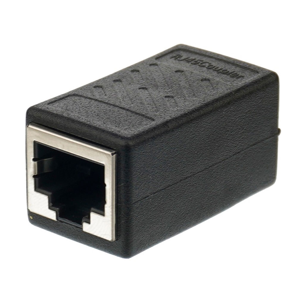 Адаптер соединитель RJ45 to RJ45, Черный - № 1 Адаптер соединитель RJ45 to RJ45, Черный - № 1