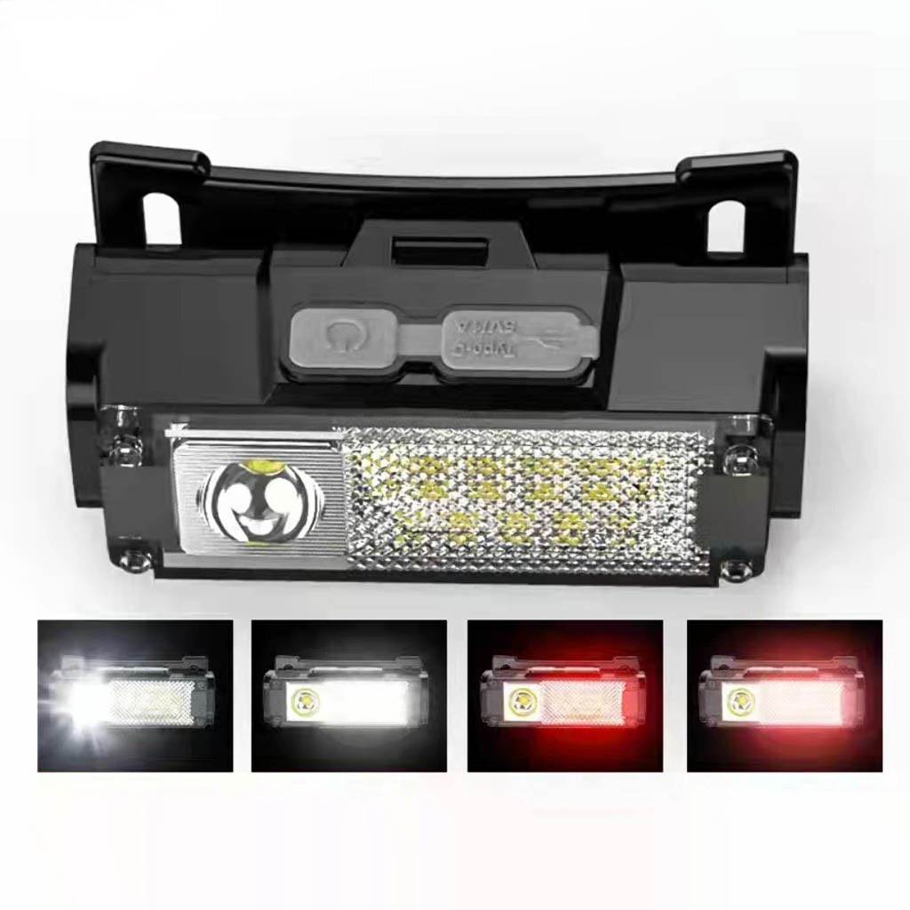 Налобный LED фонарь T125, Черный - № 4 Налобный LED фонарь T125, Черный - № 4