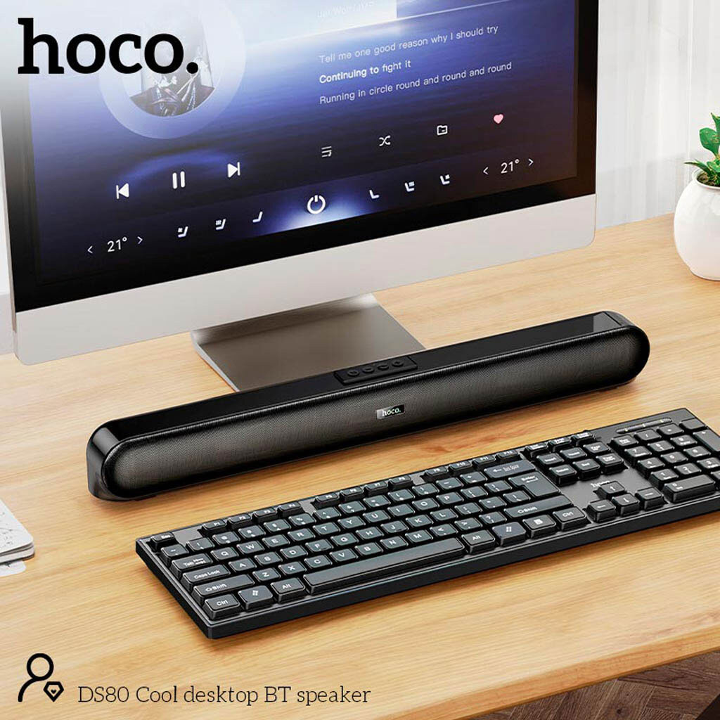 Портативна колонка Hoco DS80, Чорний - № 6 Портативна колонка Hoco DS80, Чорний - № 6