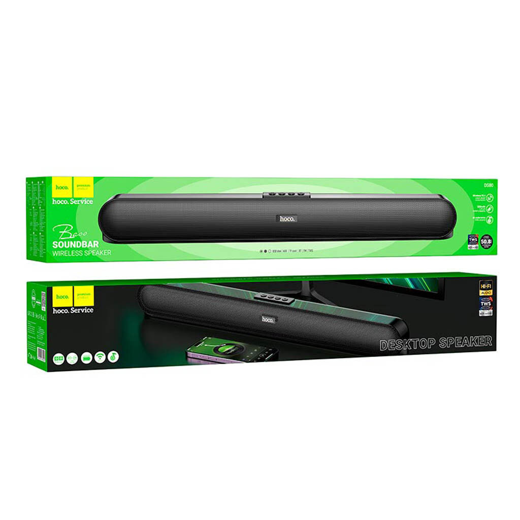 Портативна колонка Hoco DS80, Чорний - № 8 Портативна колонка Hoco DS80, Чорний - № 8