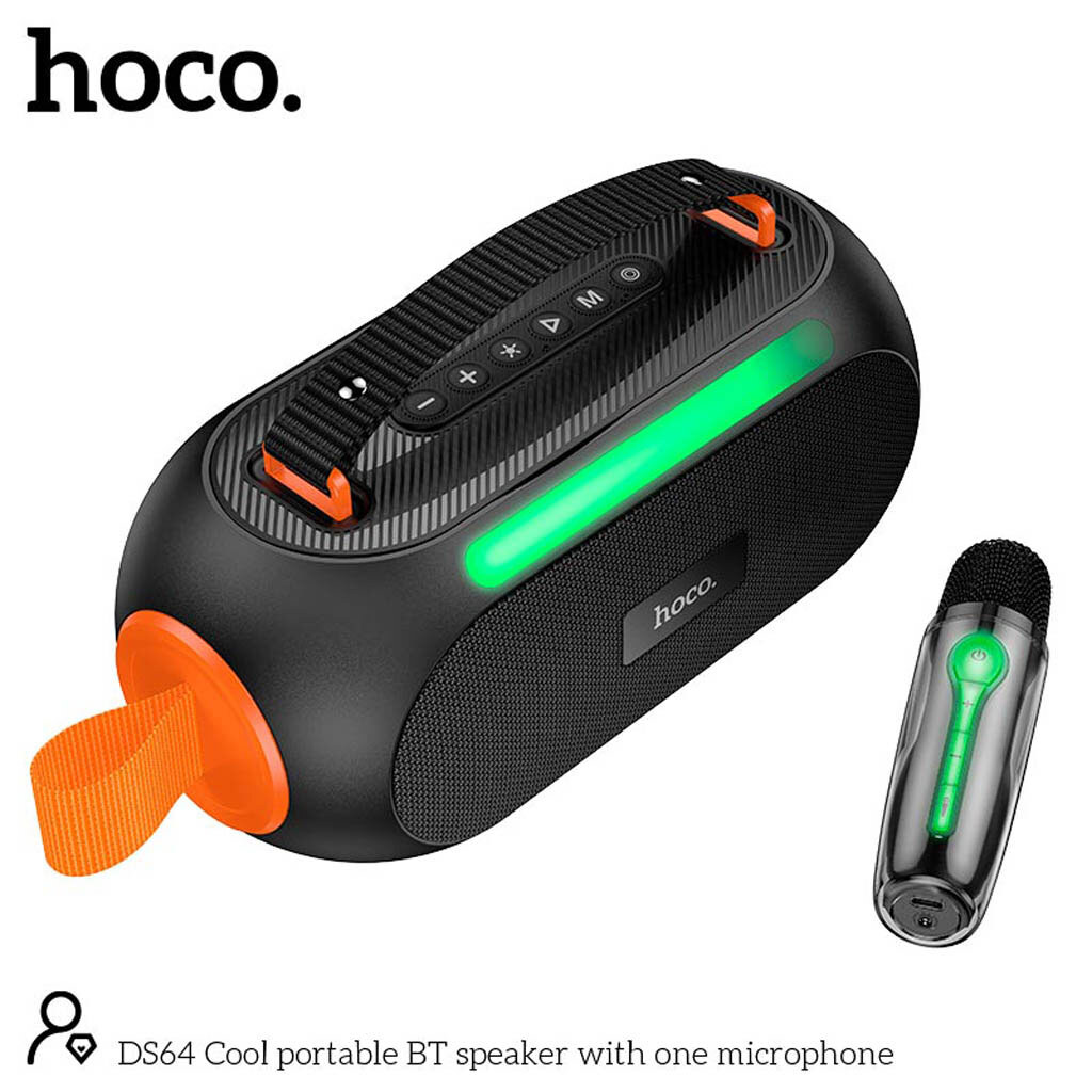 Портативная колонка Hoco DS64, Черный - № 2 Портативная колонка Hoco DS64, Черный - № 2