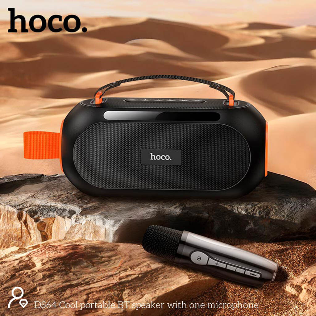 Портативная колонка Hoco DS64, Черный - № 6 Портативная колонка Hoco DS64, Черный - № 6