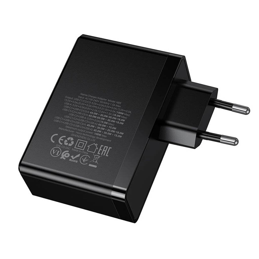 СЗУ Hoco N85, Черный - № 6 СЗУ Hoco N85, Черный - № 6