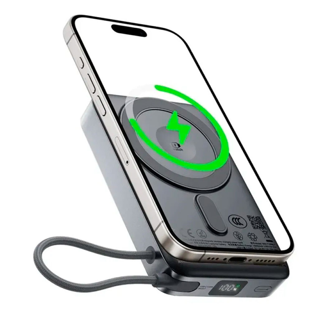 Портативна батарея (Power Bank) AceFast M40, 10000 mAh, Сірий - № 3 Портативна батарея (Power Bank) AceFast M40, 10000 mAh, Сірий - № 3