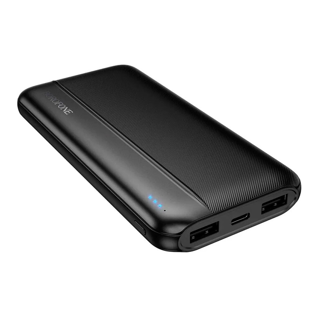 Портативна батарея (Power Bank) Borofone BJ90 Pasar, 10000 mAh, Чорний - № 1 Портативна батарея (Power Bank) Borofone BJ90 Pasar, 10000 mAh, Чорний - № 1