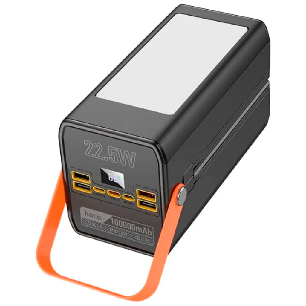 Портативная батарея (Power Bank) Hoco DB49A Action, 60000 mAh, Черный - № 2 Портативная батарея (Power Bank) Hoco DB49A Action, 60000 mAh, Черный - № 2